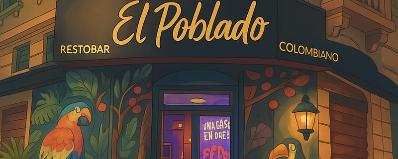 Cover de El poblado bar colombiano